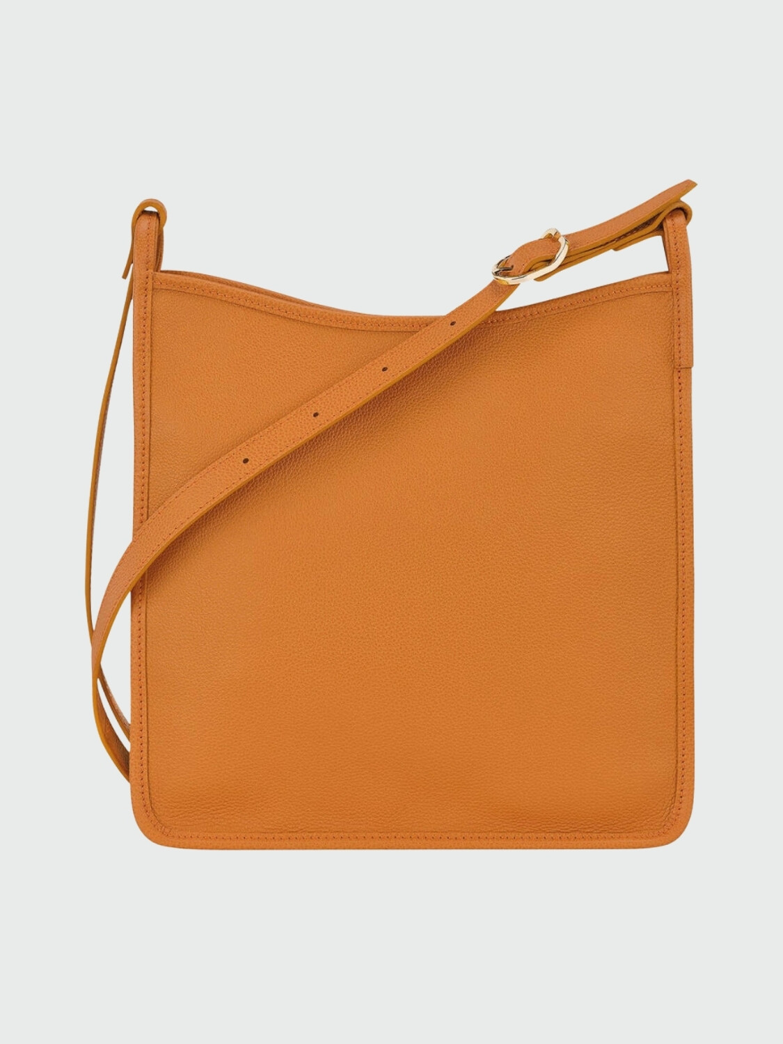 Longchamp -Cartera de cuero cruzada, Zipped Naranja