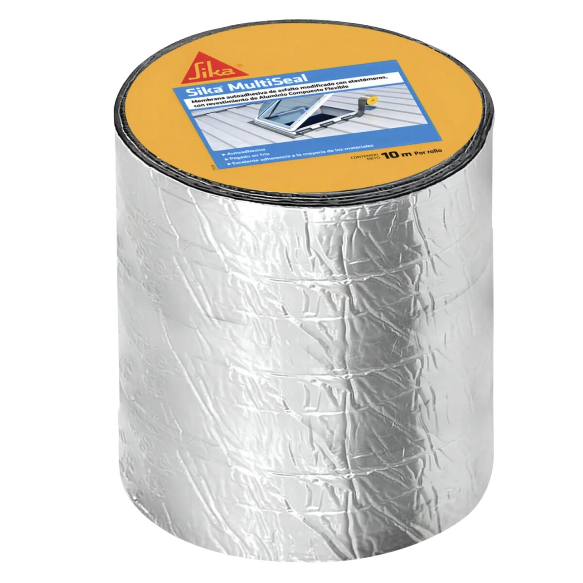Membrana Asfáltica Autoadhesiva Sika Multiseal Rollo 20cms X 10mts 