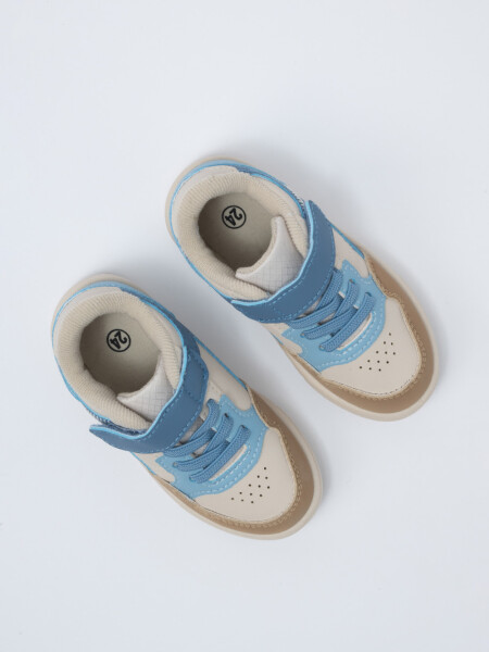 Zapatilla velcro Azul
