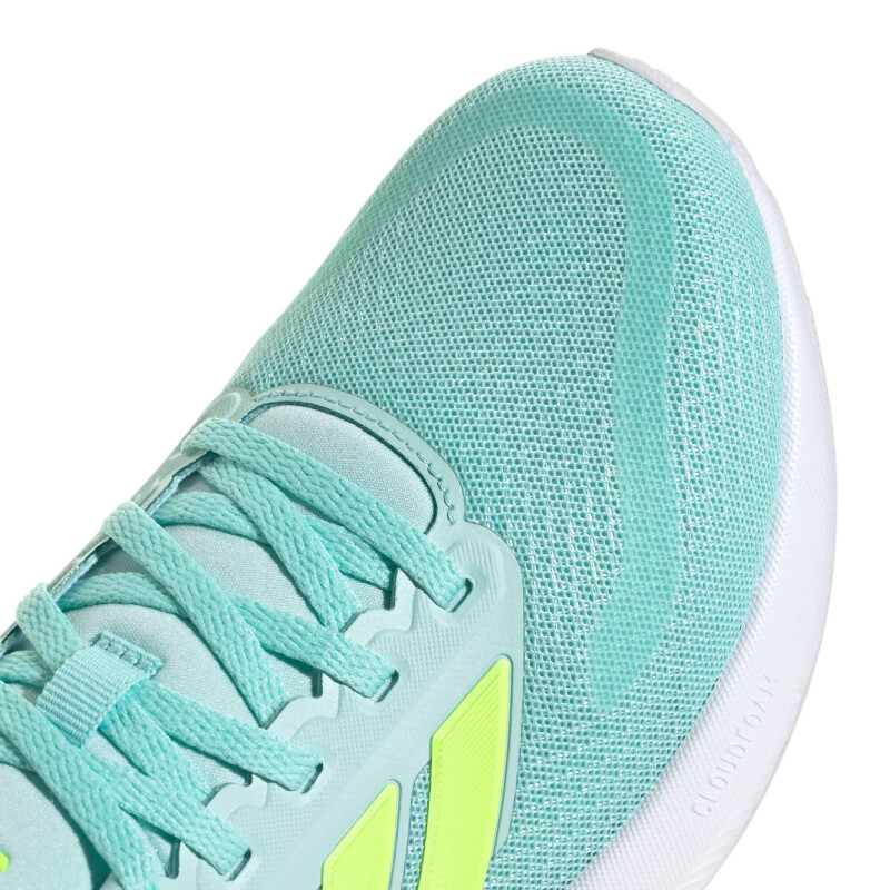 Championes de Mujer Adidas Runfalcon 5 Verde agua - Amarillo limón