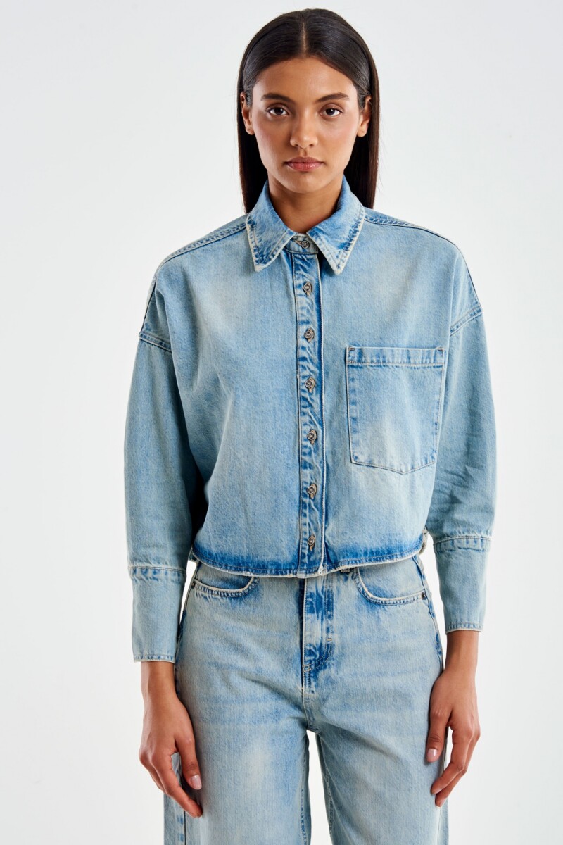 CHAQUETA DENIM Azul