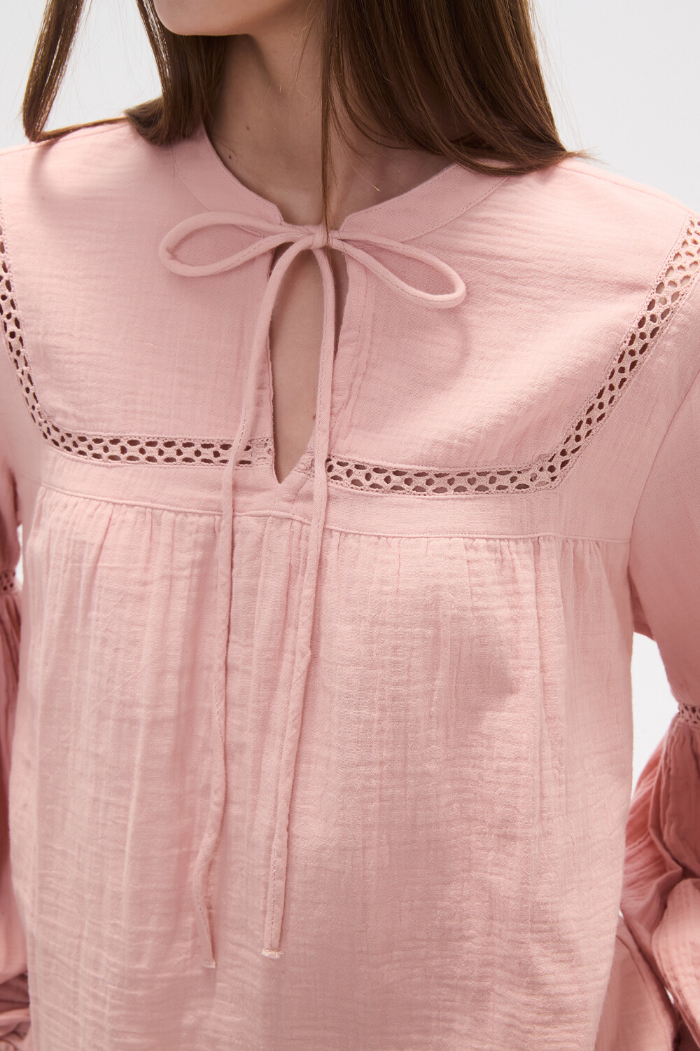 Blusa Stacius Rosa Viejo