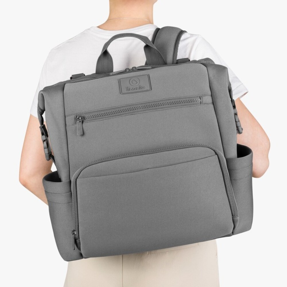 Mochila Maternal Cube Lionelo Gris
