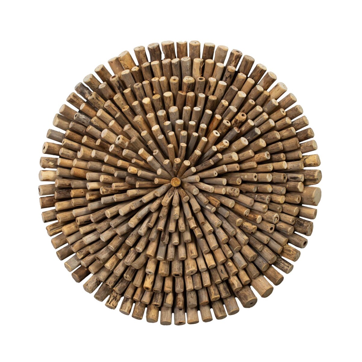 DECO - PARED CIRCULAR NATURAL/BEIGE MADERA 1 