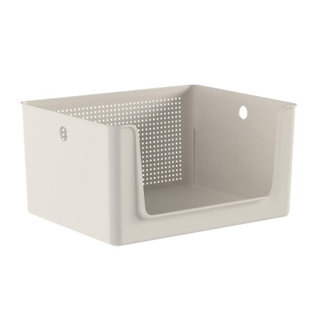 CESTA ORG C/APERTURA POLIPROPILENO NATURAL-BEIGE FLOW