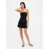 STRAPLESS TAILORED VEST TRUE BLACK