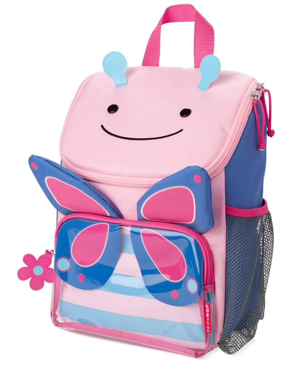 Mochila grande, diseño mariposa 
