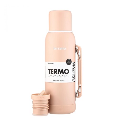 Termo Terrano Slim 1L con Base de Silicona ROSA