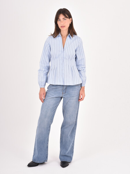 CAMISA WERLA CELESTE