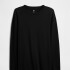 V-LS EVERYDAY SOFT CREW - SOLID BLACK