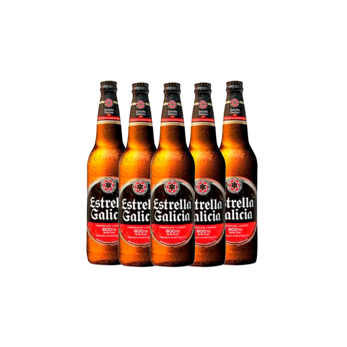 Cerveza Estrella Galicia Botella 12 unidades - 600 ml 