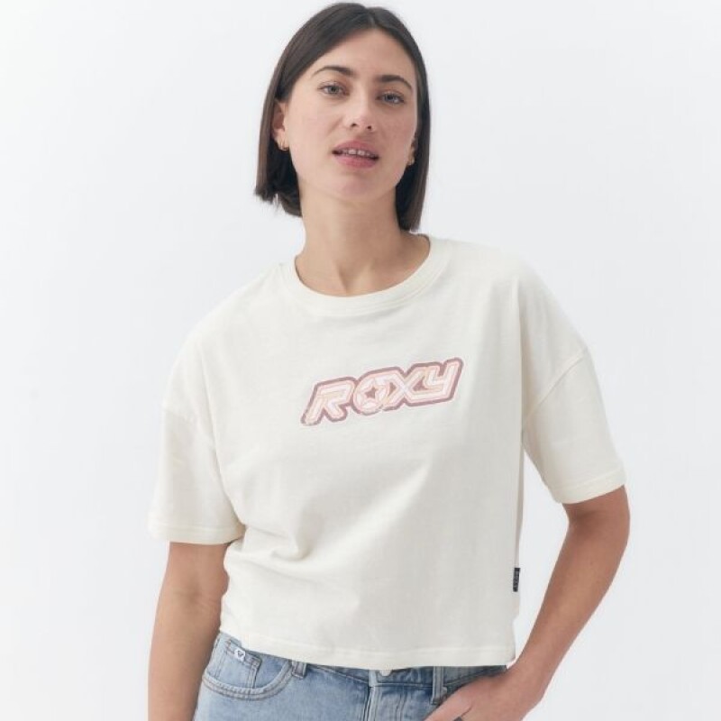 Remera corta Roxy Crudo