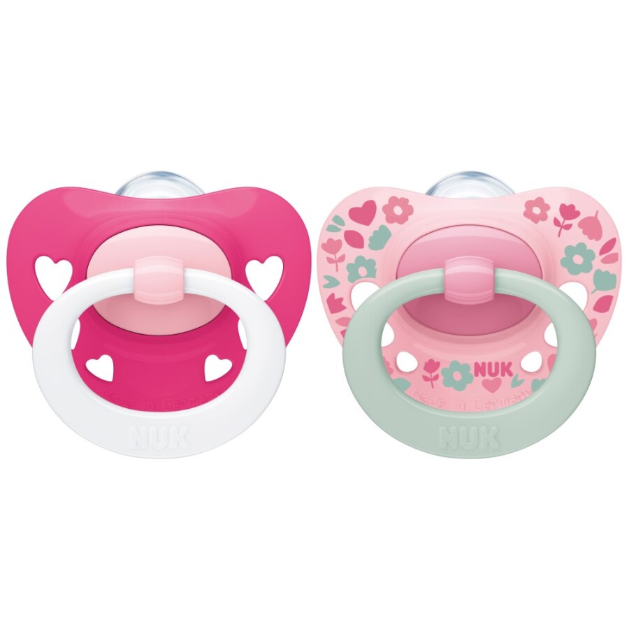 Chupetes de Silicona Signature 18–36 Meses x2 – NUK Chupetes de Silicona Signature 18–36 Meses x2 – NUK