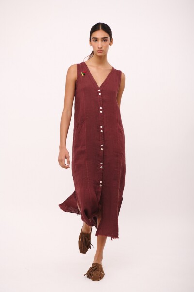 VESTIDO VESTA LIMON Chocolate