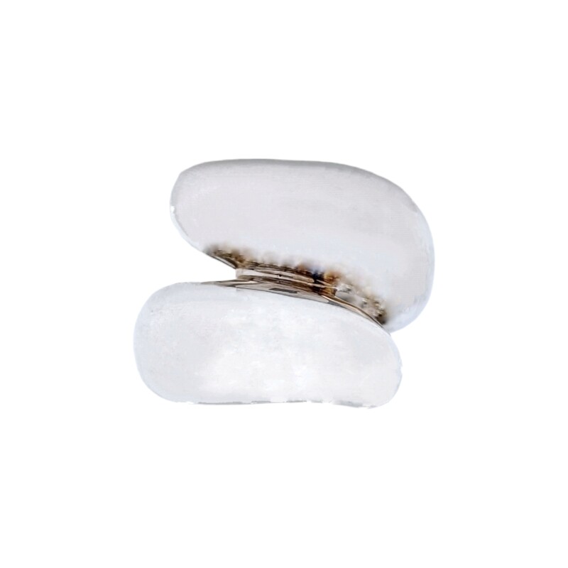 Anillo Cruzado-Plata 925 Inflada-Sin Piedra-AN3009 sinpiedra