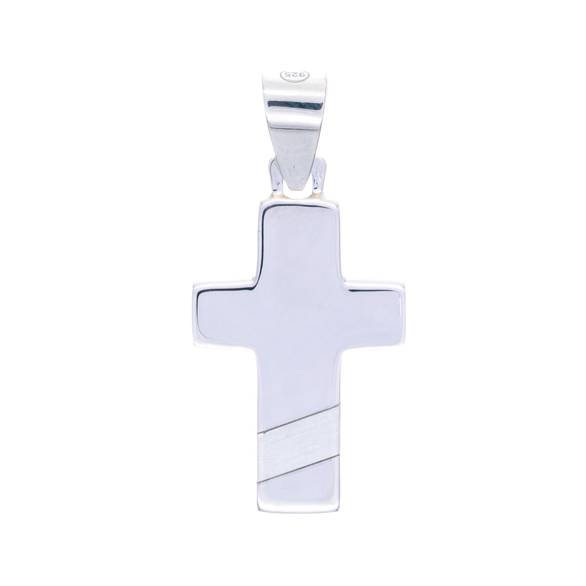 Cruz de Plata 925 ARENADA 