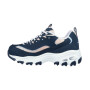 DLites Splendid Jou - Mujer Navy Leather/Multi Mesh/Trim