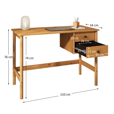 ESCRITORIO MADERA MARRON VIRGILIO