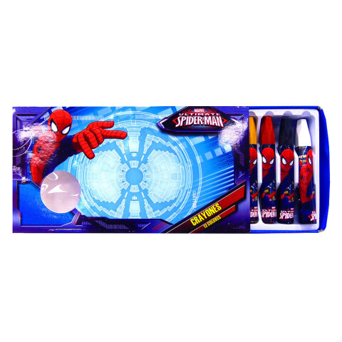 Set x12 Crayones de Spiderman U