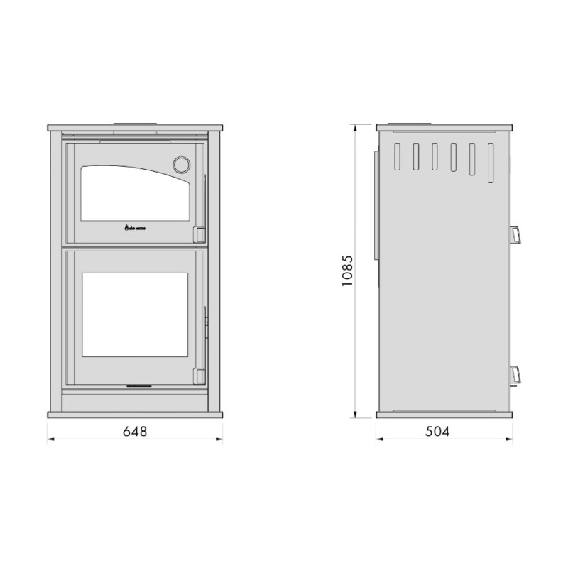 Calefactor con Horno Forno 560 Eko Varmo Calefactor con Horno Forno 560 Eko Varmo