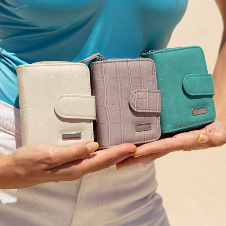 Billetera Paloma Aguamarina