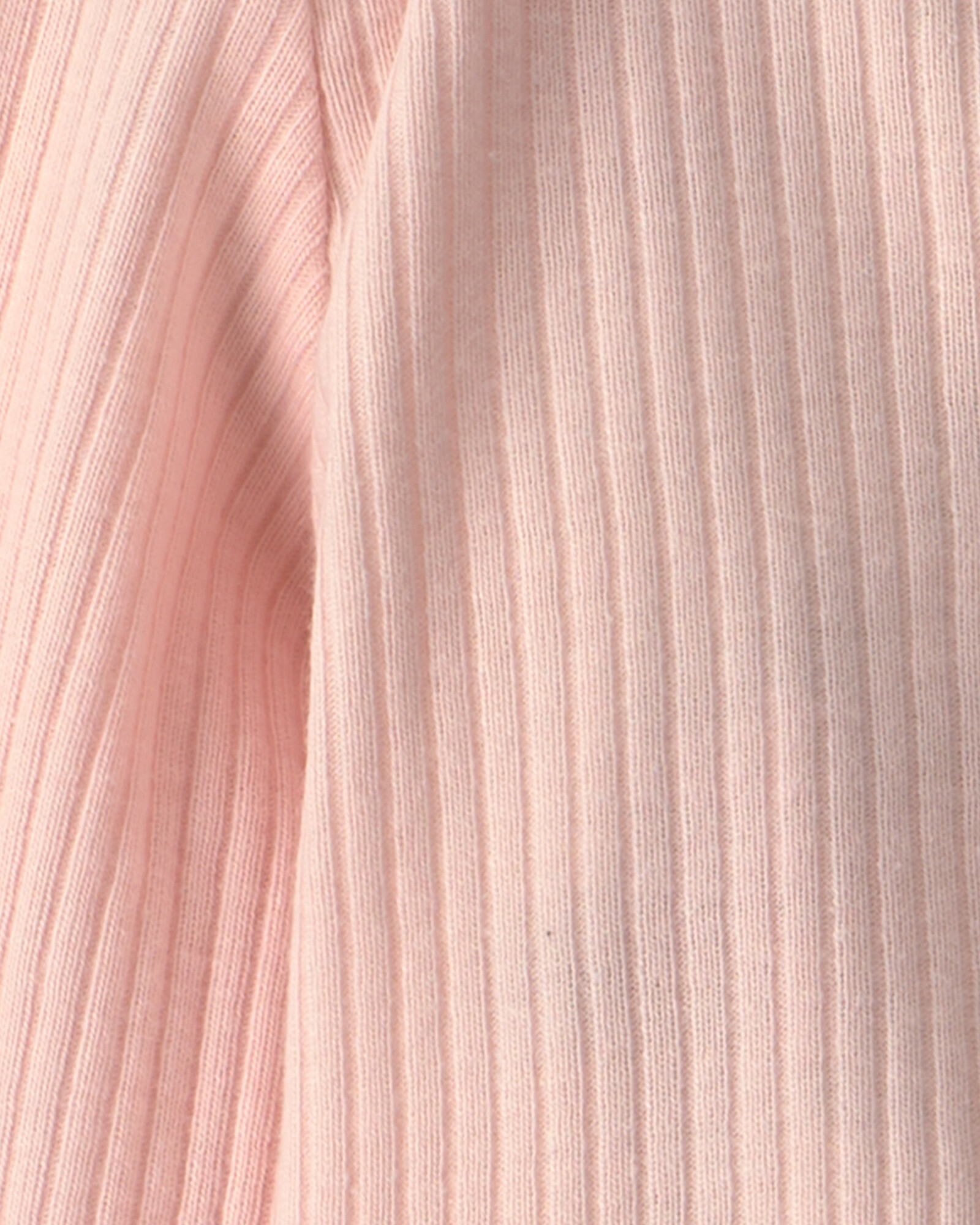 Set dos piezas de algodón, vestido floral y saco rosado Sin color