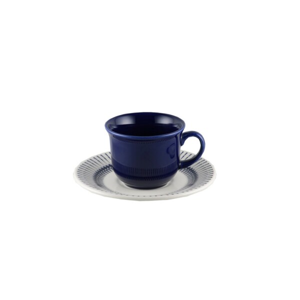 TAZA CON PLATO AZUL AZUL