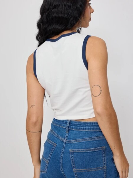 MUSCULOSA RUSTY BELIN BLANCO