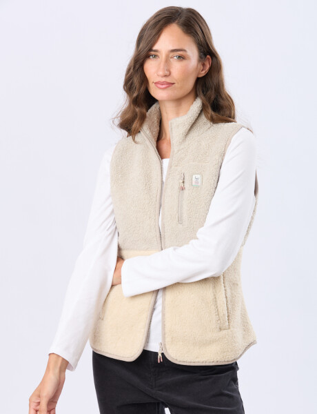 CHALECO DE SHERPA Gris