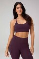 Top Principal Low Impact Bra Mujer Oxblood/Mushroom Mauve
