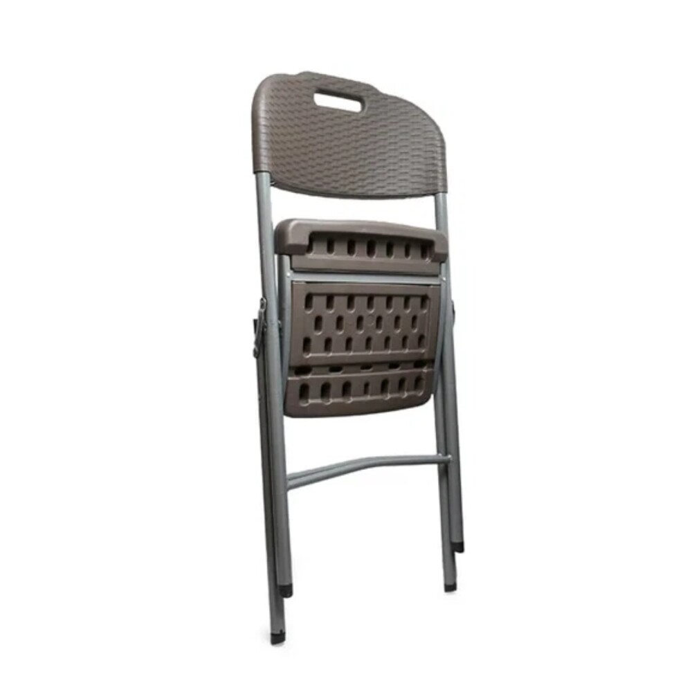 Silla de exterior plegable Marrón Silla de exterior plegable Marrón