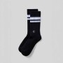 Medias The Everyday Crew Sock Unisex Black / Classic White Stripe