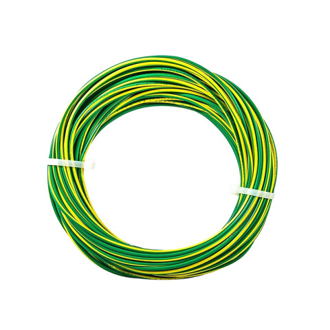 Cable de cobre amar/verde 1,00 mm² - rollo 30 mts N03015R30