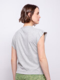 REMERA RASNA Gris Claro Melange