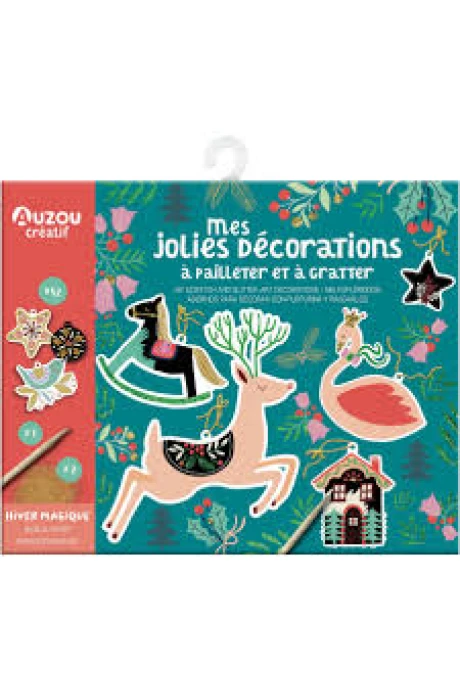 MY SCRATCH AND GLITTER ART DECORATIONS MY SCRATCH AND GLITTER ART DECORATIONS