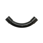 Curva 90° estanco Tubo-Tubo Ø20mm negro Tuboform CAN00034