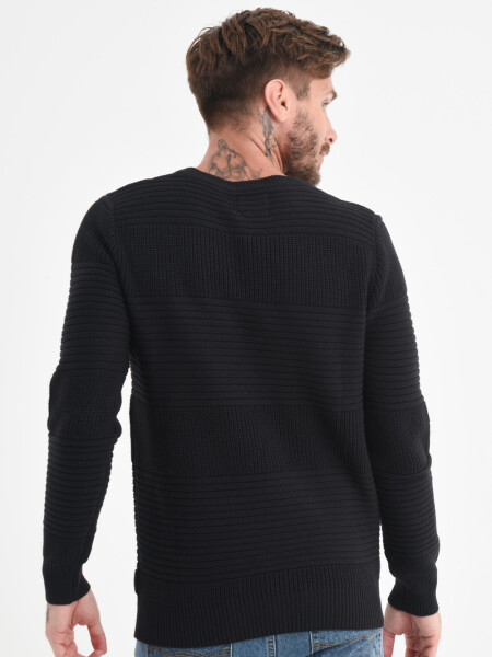 Sweater de punto Negro