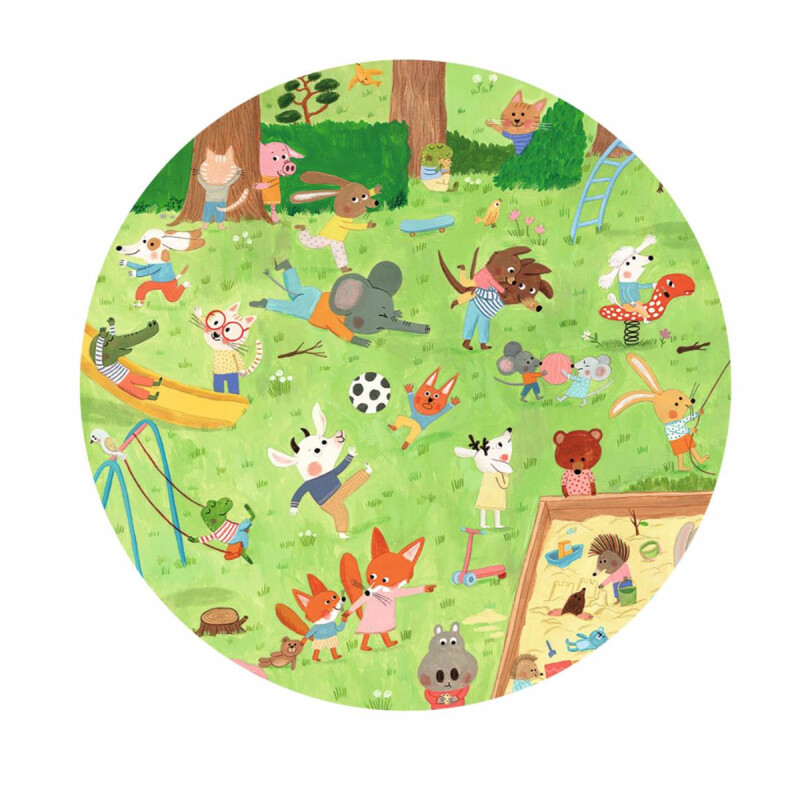 Puzzle de observación 35 piezas Pequeños amigos Djeco Puzzle de observación 35 piezas Pequeños amigos Djeco