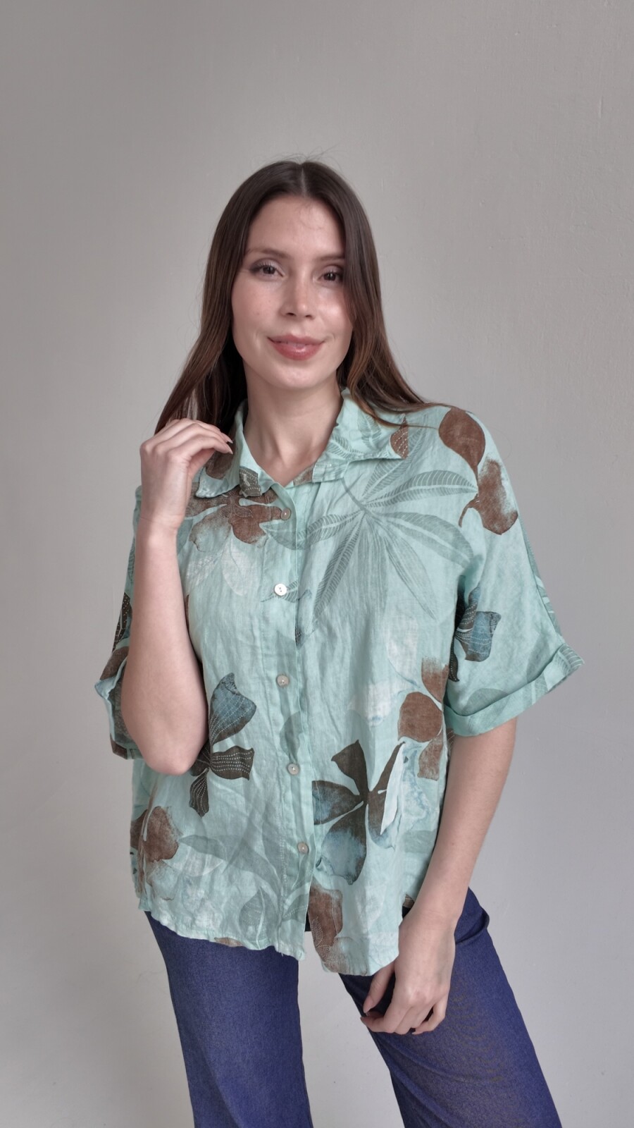 Camisa Hawai Verde