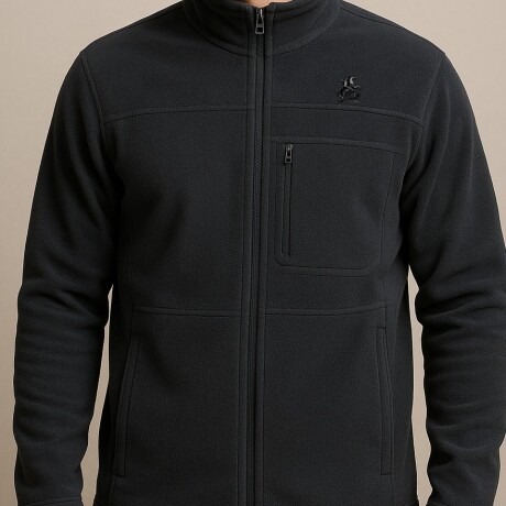 CAMPERA POLAR BAGUAL NEGRO