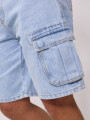BERMUDA JEAN HARVY RUSTY Azul Piedra