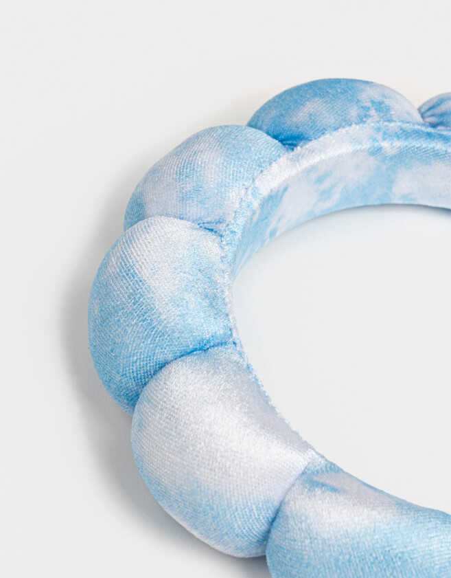 Vinchas Rígidas Hair Care Vincha Rígida Puffy - Azul Celeste