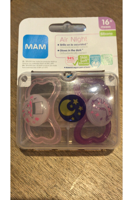 CHUPETE MAM AIR NIGHT 16+PACK X2 CHUPETE MAM AIR NIGHT 16+PACK X2