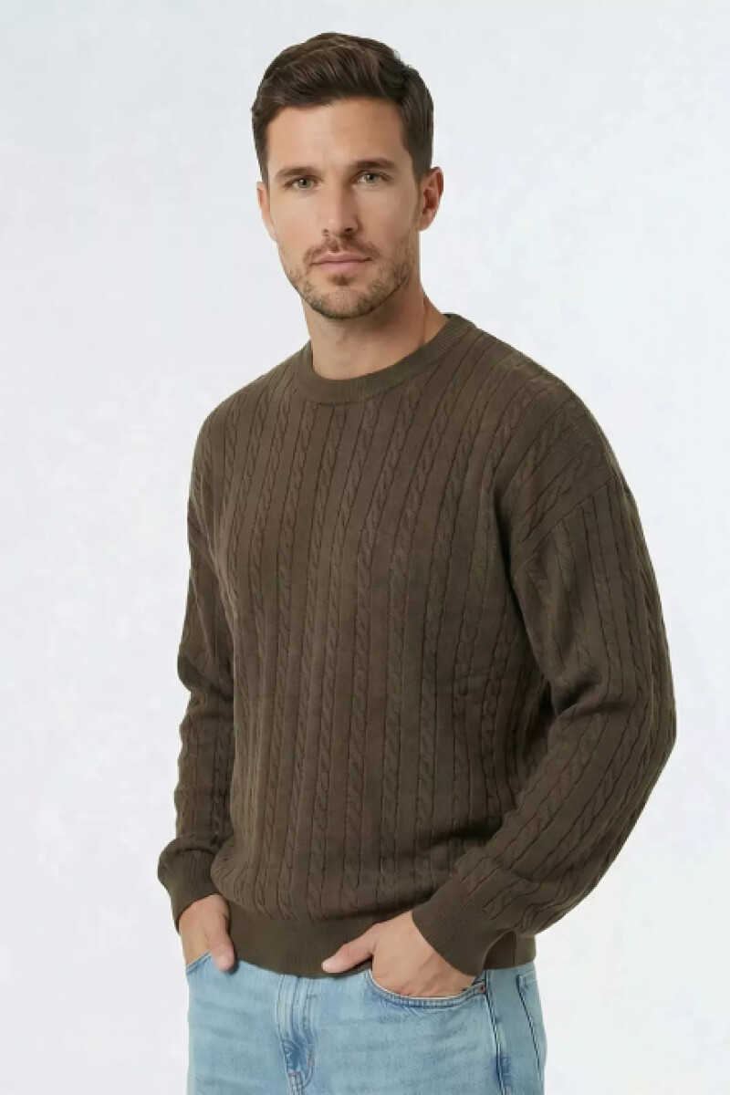 Sweater Equinox Marrón