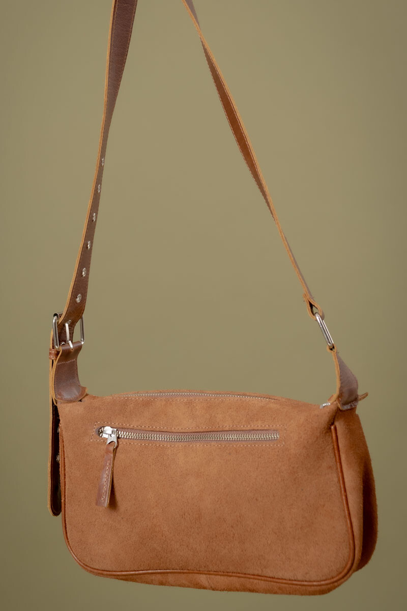 Cartera mavi Oxido gamuza