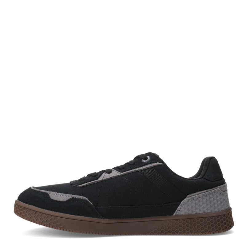 Championes de Hombre Caterpillar Pause Retro Canvas Negro