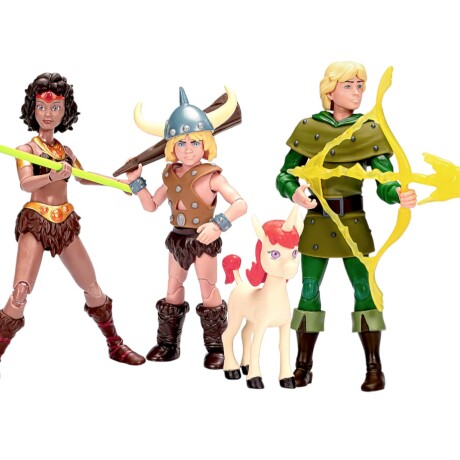 DUNGEONS AND DRAGONS! SET OF 3 CLASSIC 6" FIGURES (BODDY; HANK; DIANA) DUNGEONS AND DRAGONS! SET OF 3 CLASSIC 6" FIGURES (BODDY; HANK; DIANA)