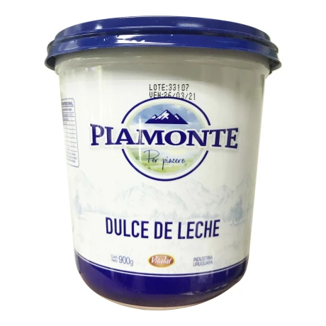 DULCE DE LECHE PIAMONTE 900GR DULCE DE LECHE PIAMONTE 900GR