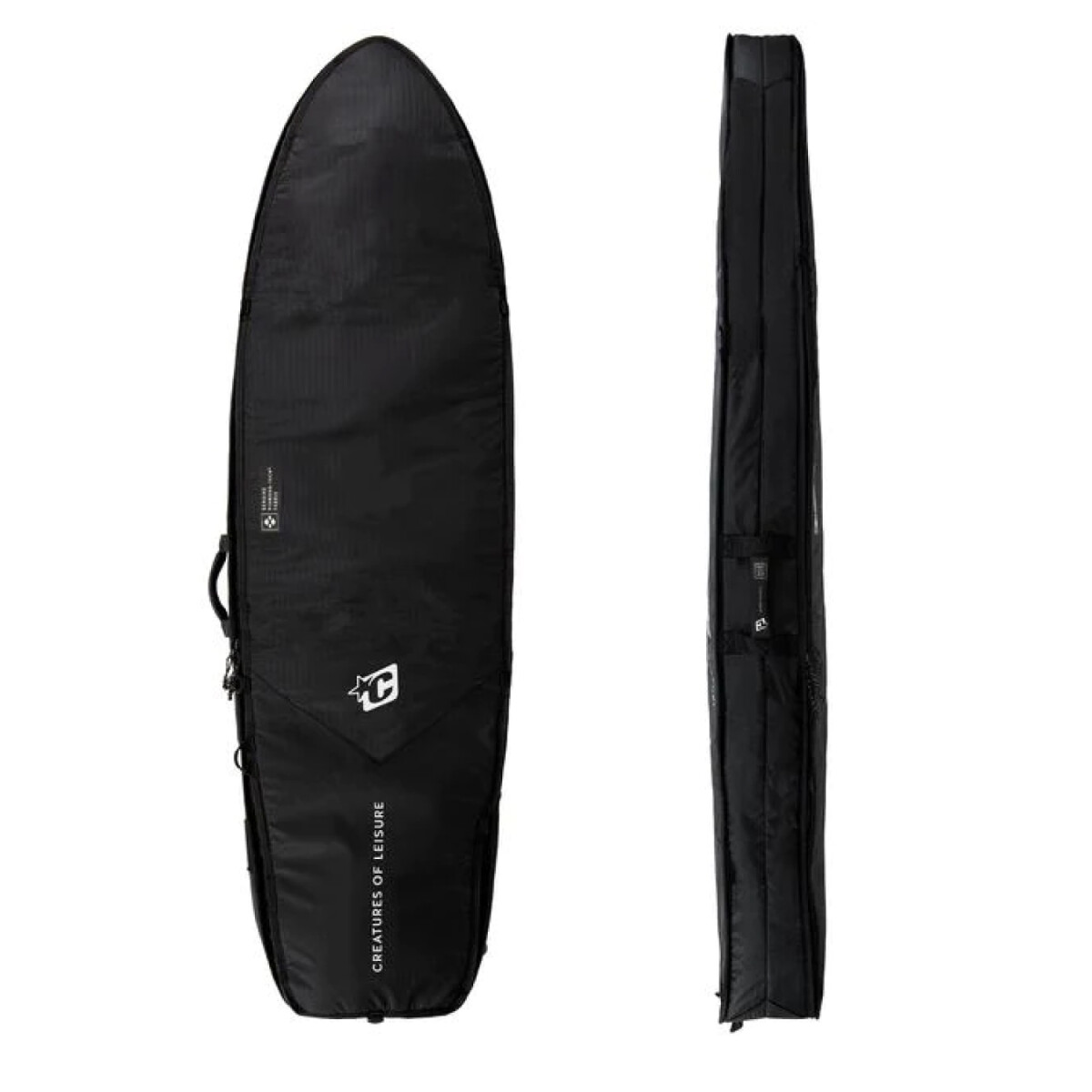 Funda Creatures Fish Double Dt2.0 6'7" : Black Silver 