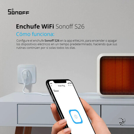 Enchufe inteligente WiFi SONOFF Enchufe Inteligente WiFi Sonoff